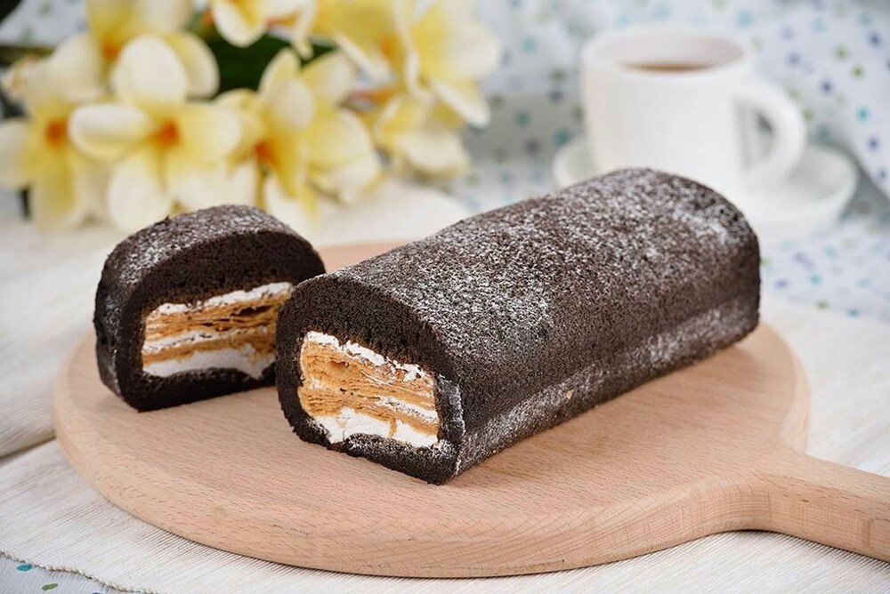 宜蘭名店拿破崙蛋糕捲450g 4口味任選 綿密蛋糕體+酥脆起酥餅乾