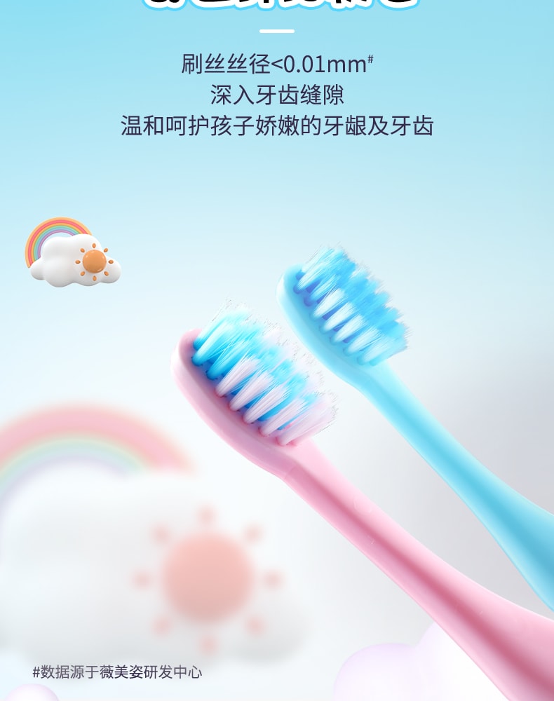 【舒客 ZHS】寶貝兒童成長牙刷(3入／組)