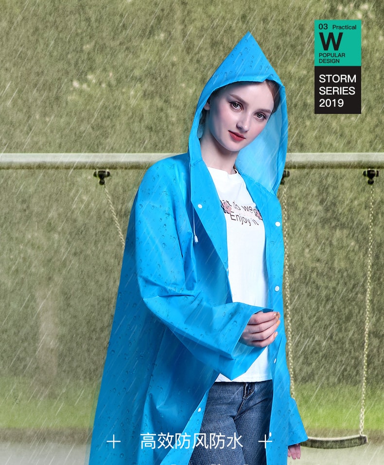 戶外防水加厚成人／兒童雨衣 一件式連體雨衣