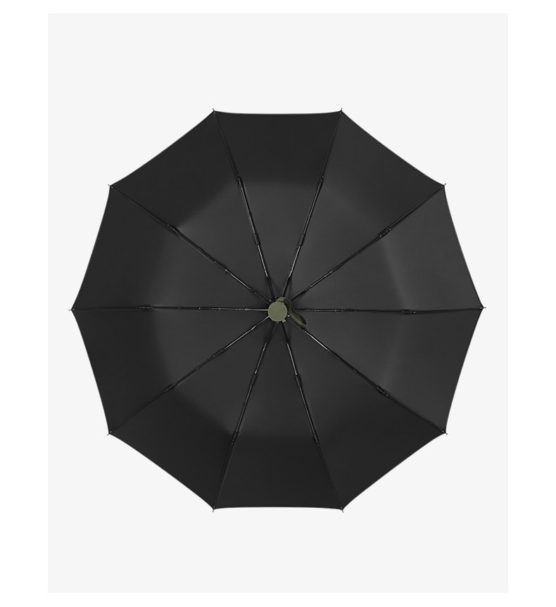 P1系列 三折10骨抗風黑膠防曬折疊傘 晴雨兩用自動傘