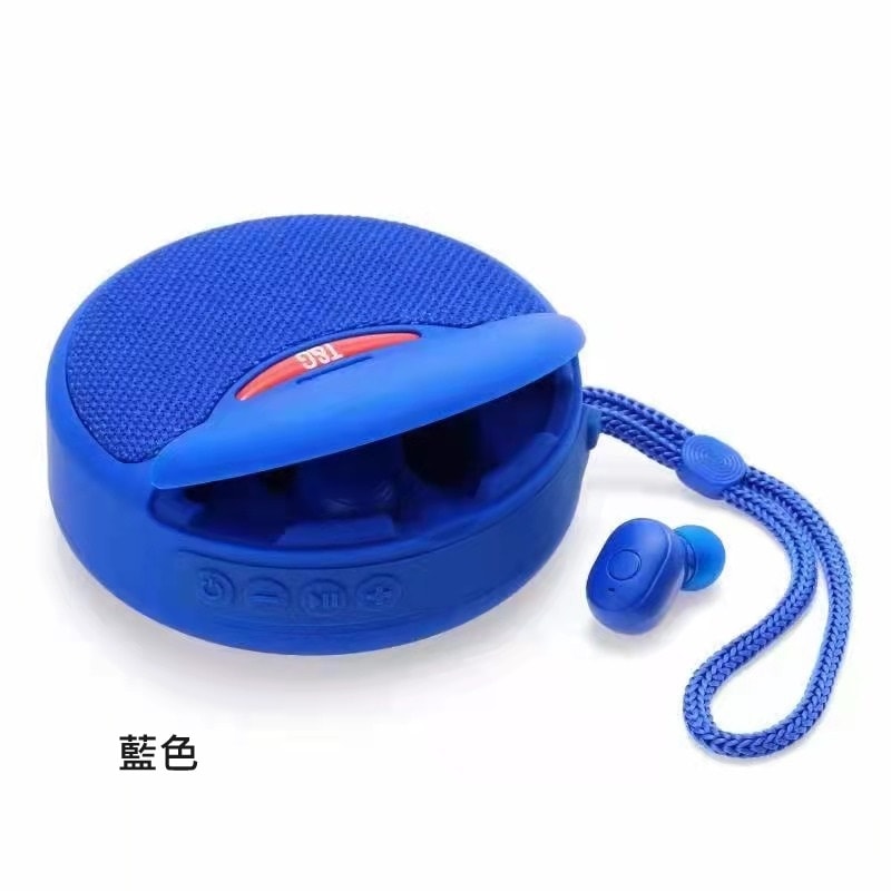 【T&G】二合一藍牙喇叭+耳機／可當手機支架／無線藍牙耳機音箱 USB充電