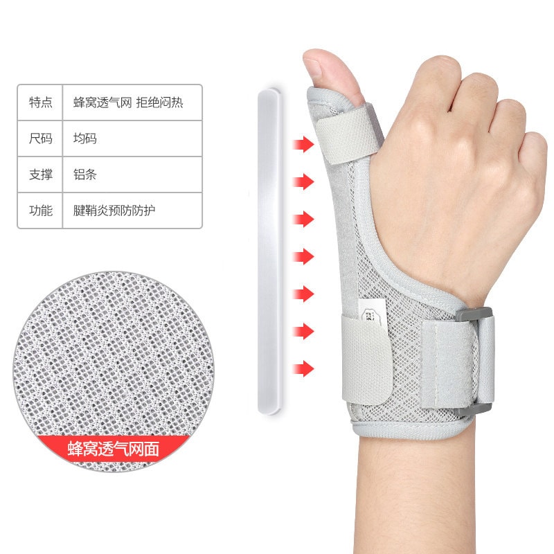 【榮森】3D鋼條支撐拇指固定護套 拇指套矯正器 輔助恢復 運動防護 矯正帶