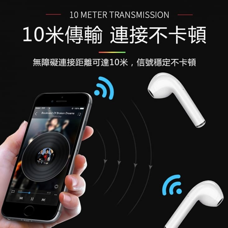 【DTAudio】9S智能高規雙耳藍芽耳機i9s 無線耳機/連線10m/運動耳機