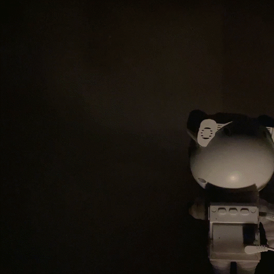 宇航員星空氛圍投影燈(頭部90度可調整 遙控操作 自由定時 交換禮物 氣氛燈)