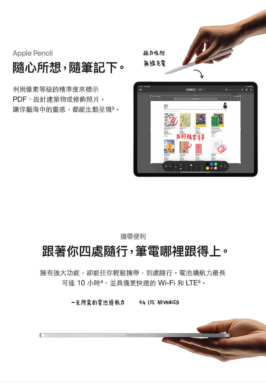 (福利品)IPAD PRO 12.9 2020版 第四代1TB wifi+4G