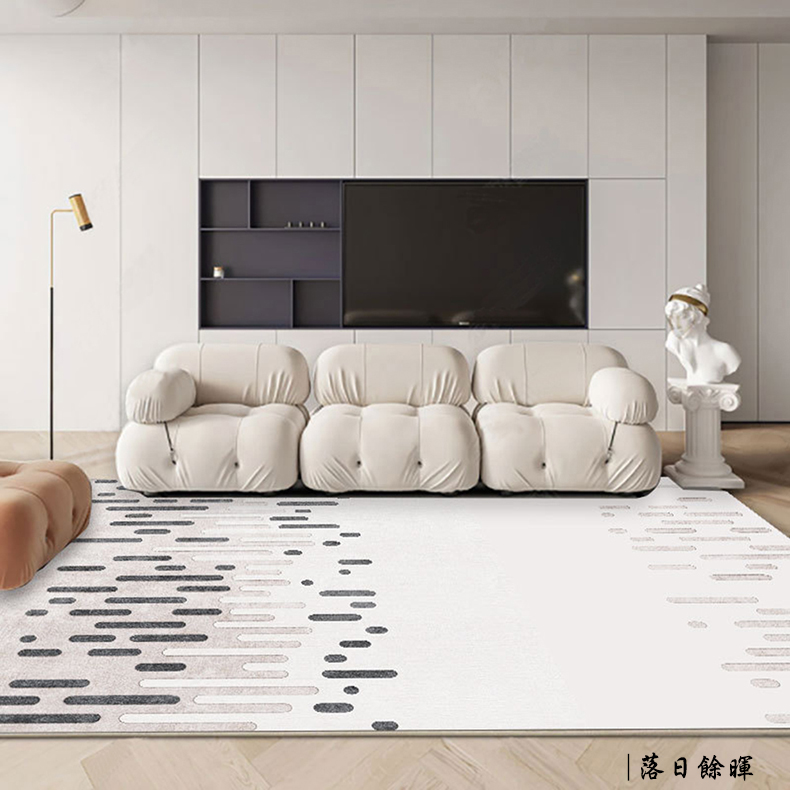 奶油風親膚柔軟法式地毯140x200cm