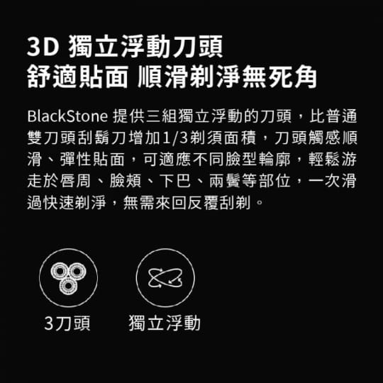 小米有品 ENCHEN 映趣刮鬍刀 3D 浮動刀頭