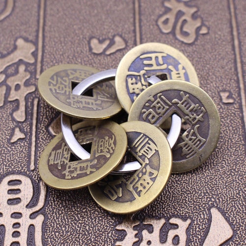 【杰貝尼】純銅保平安五帝錢葫蘆汽車鑰匙圈(小／大)