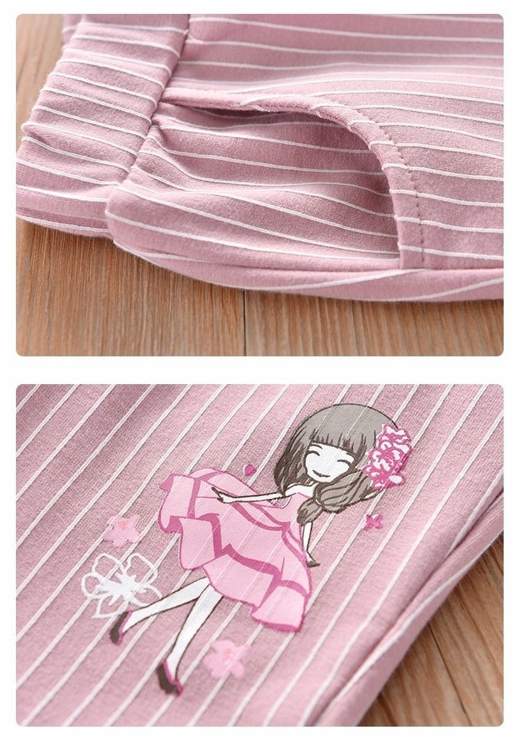 春秋薄款刺繡兒童長褲 多款多色任選