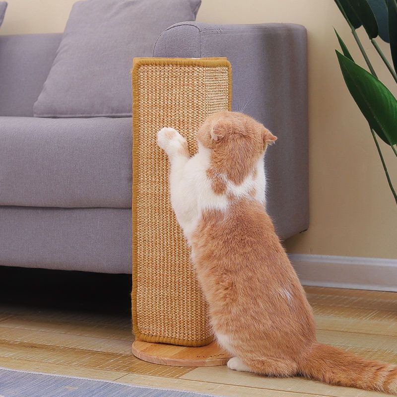 耐磨立式護角貓抓板／可調節劍麻貓抓板