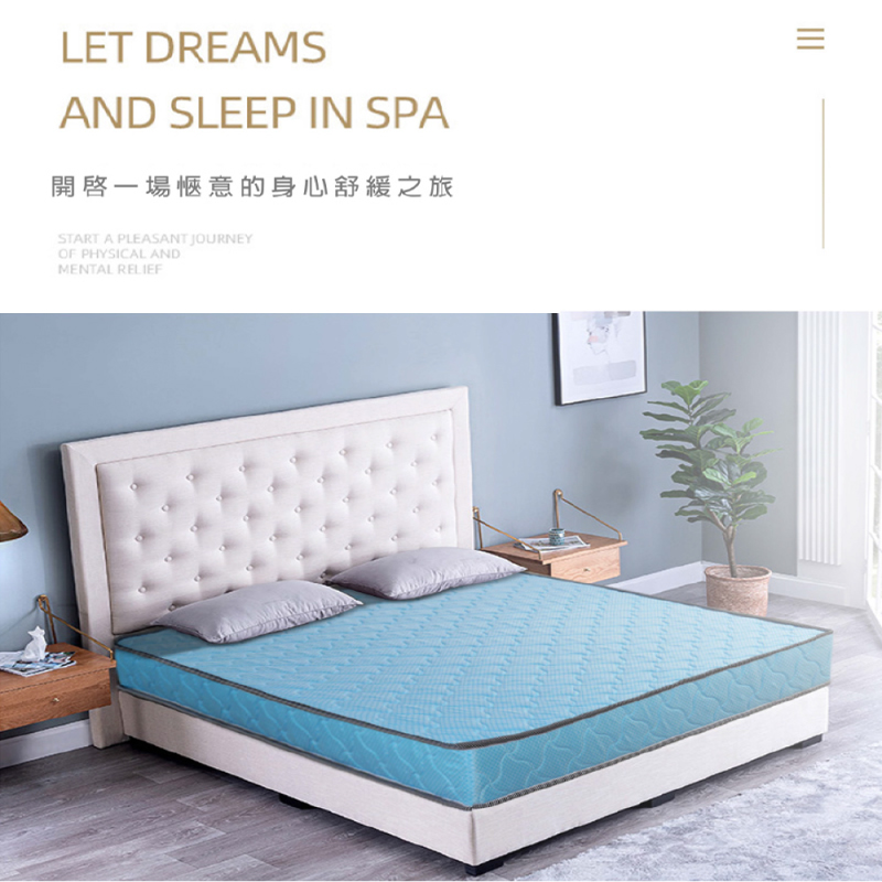 【Famy+】宿舍好眠款 雙面睡+2.0線徑獨立筒 彈簧床墊 適中偏軟床墊