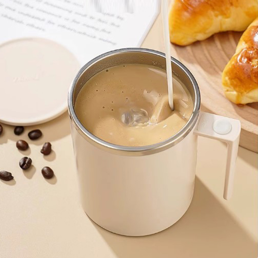 新四代全杯身316不鏽鋼磁力咖啡攪拌杯(360ml)