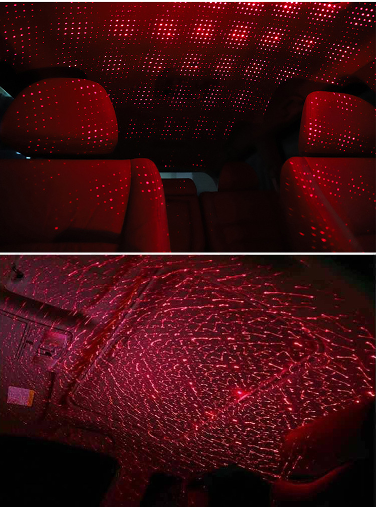 車載戶外USB滿天星氣氛燈