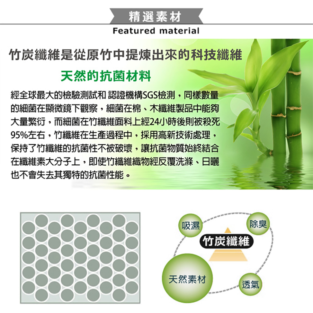 嚴選POLO竹炭針織舒適平口褲