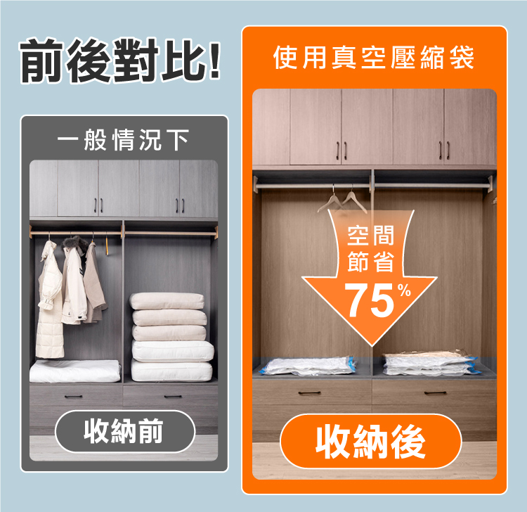 【ANDYMAY2】收納趣真空壓縮袋