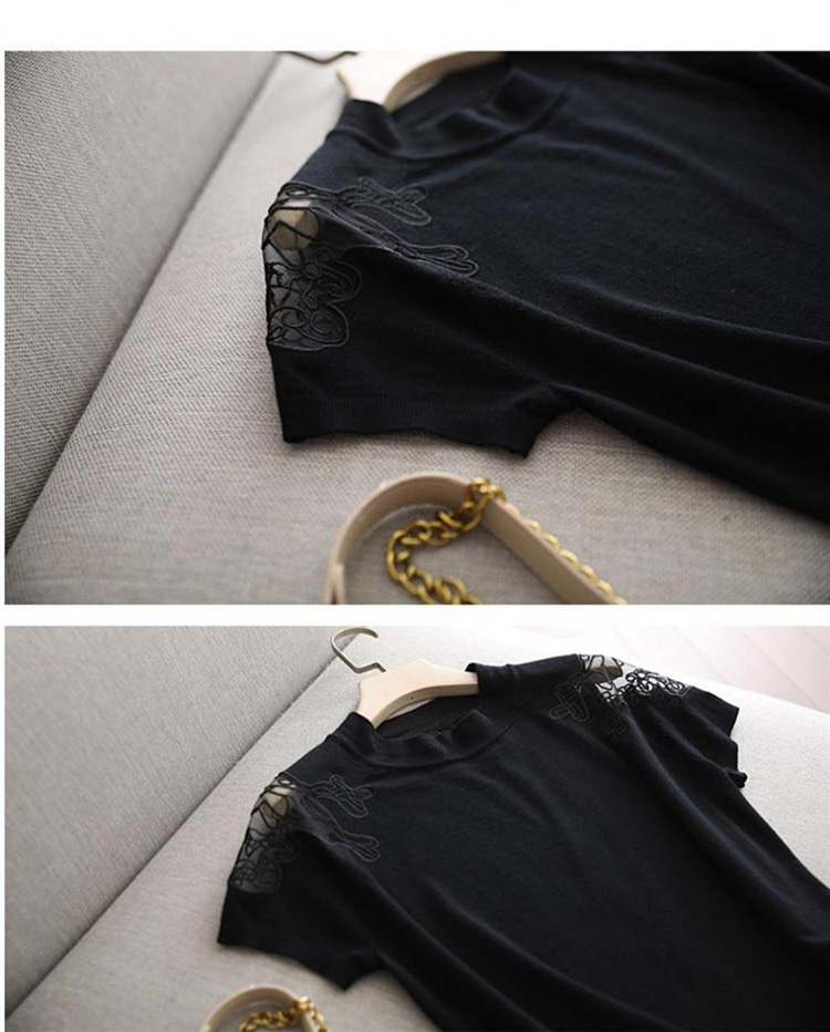 夏季新款氣質短袖上衣