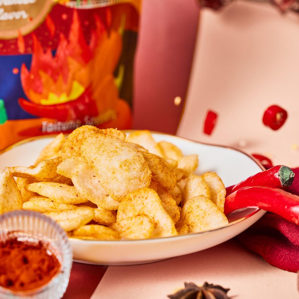 【青澤】燒蝦餅(鹹蛋黃/辣吼台式)(100g)