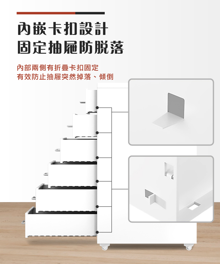 【ANDYMAY2】鋼鐵職人移動式全鋼板抽屜置物櫃-32L三層/四層 任選