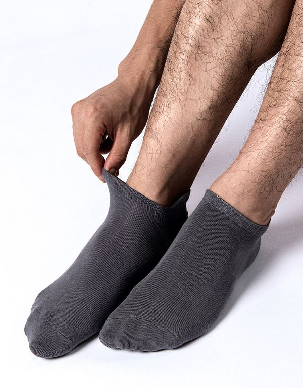 純棉素色男短襪