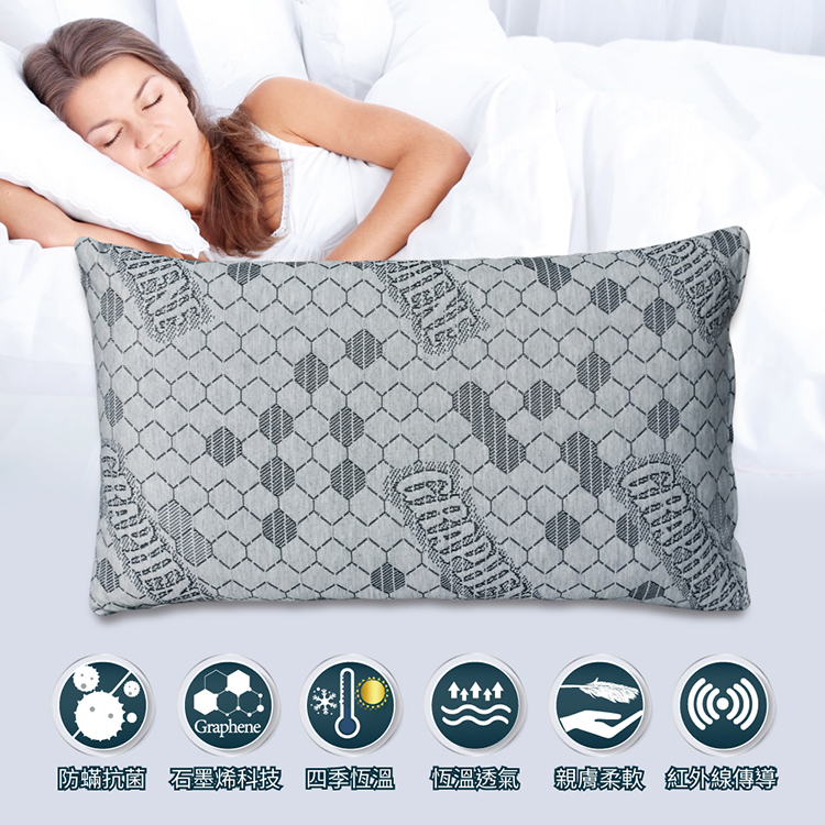 超導石墨烯助眠芯機枕