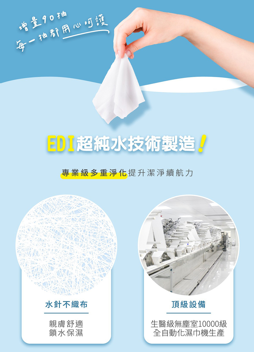 拭拭樂 超純水潔膚柔濕巾 90抽x24包-箱購