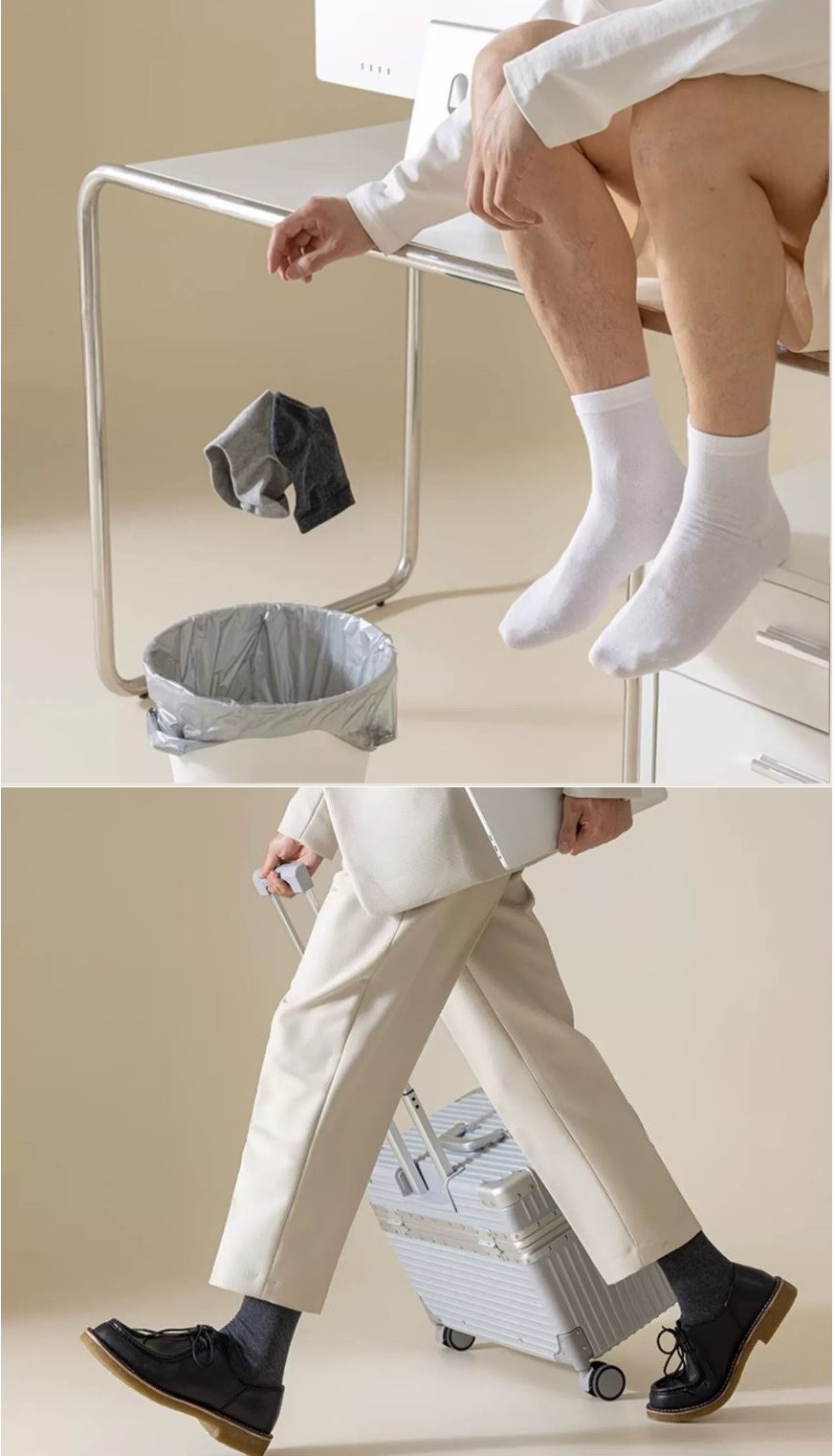 拋棄式丟丟襪男女襪(1包7入)顏色隨機