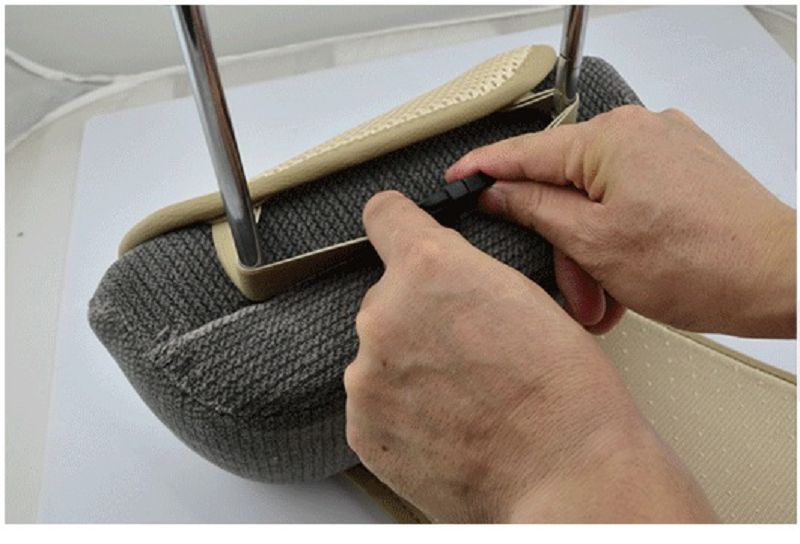 立體冰絲防滑汽車坐墊(連背式)