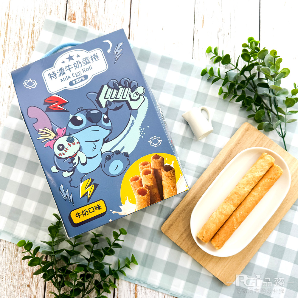 【迪士尼】史迪奇特濃蛋捲牛奶口味(144g)