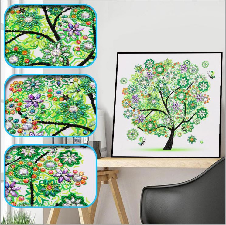 DIY炫彩5D鑽石畫A-F+發光點鑽筆