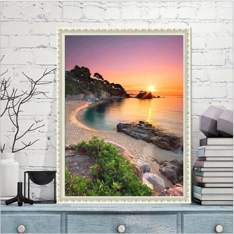 DIY炫彩5D鑽石畫G~L款