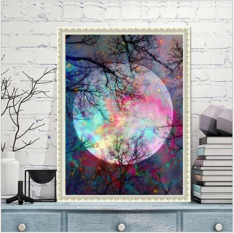 DIY炫彩5D鑽石畫G-L+發光點鑽筆