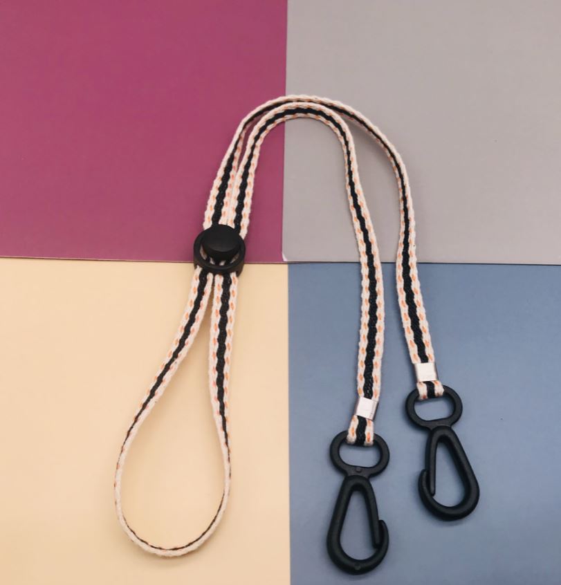 多色編織防丟口罩掛繩-可調節款