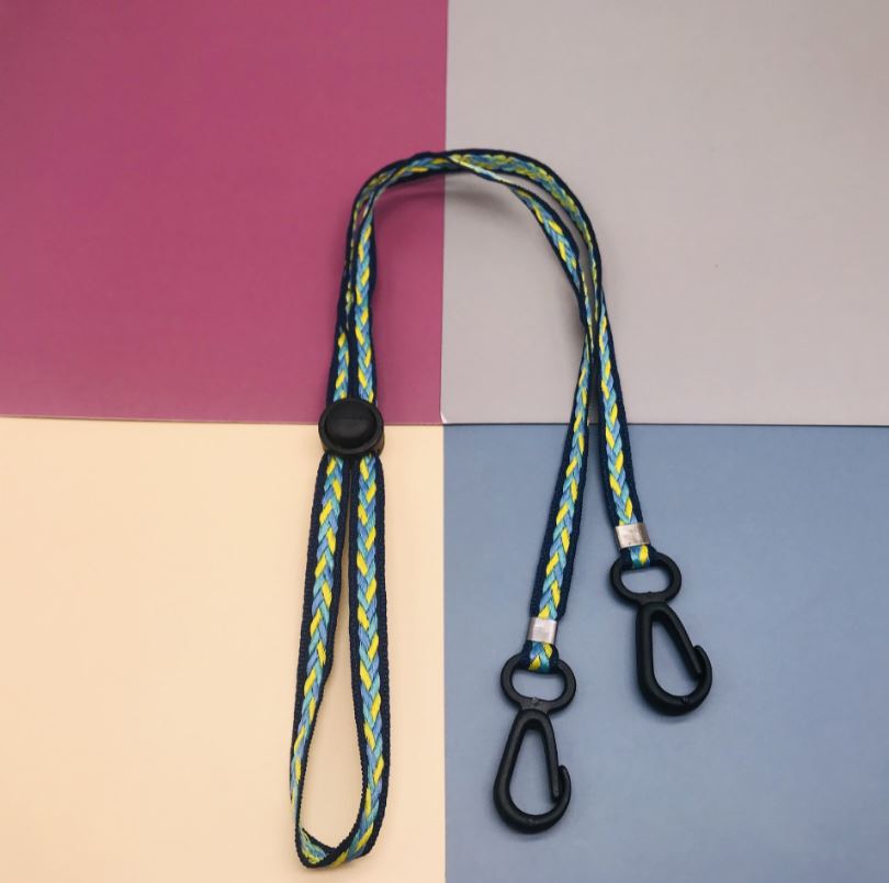 多色編織防丟口罩掛繩-可調節款