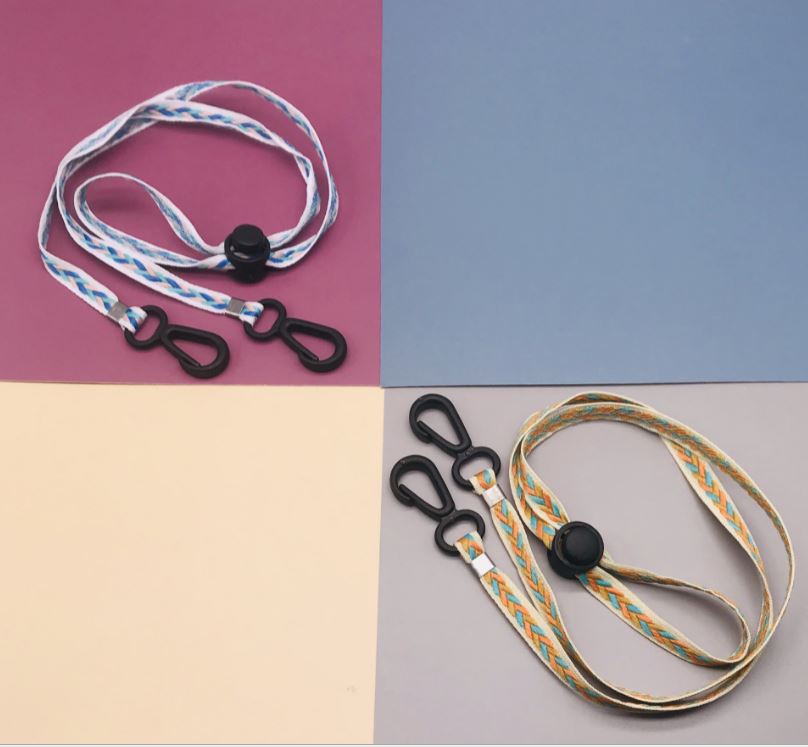 多色編織防丟口罩掛繩-可調節款