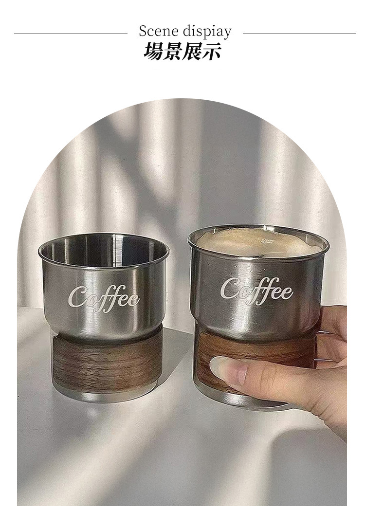 不鏽鋼304隨行帶蓋咖啡杯