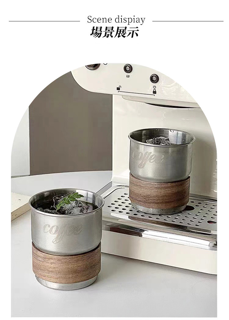 不鏽鋼304隨行帶蓋咖啡杯