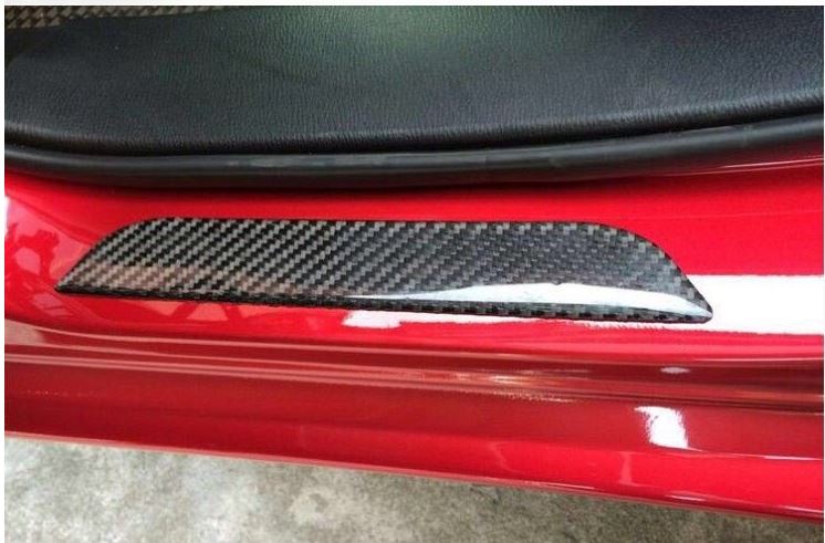 車用迎賓踏板保護貼-印花款/碳纖紋款