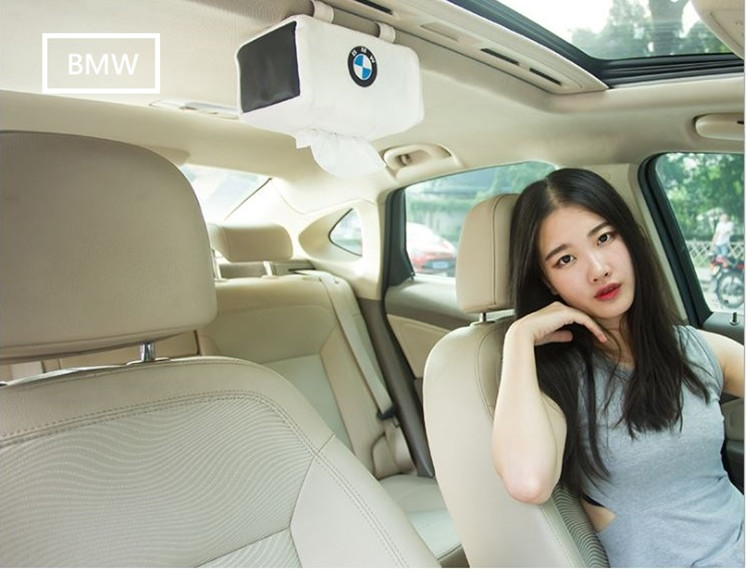 創意掛勾式車用面紙盒