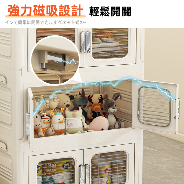 (2025 七月)【ANDYMAY2】大櫻加深款雙開門折疊收納櫃-上蓋(AM-R600-X)