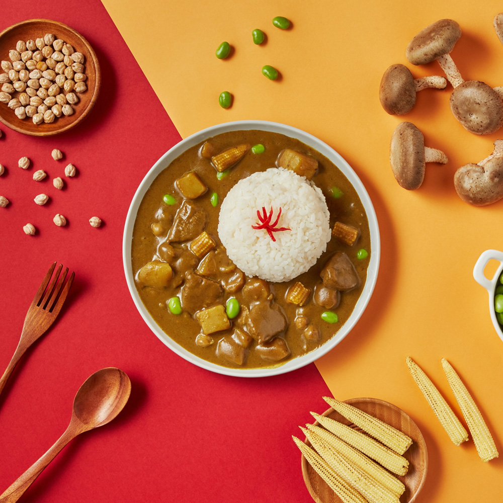 【巧食家】日式咖哩燜菇蔬牛腱-全素 200g 加熱即食