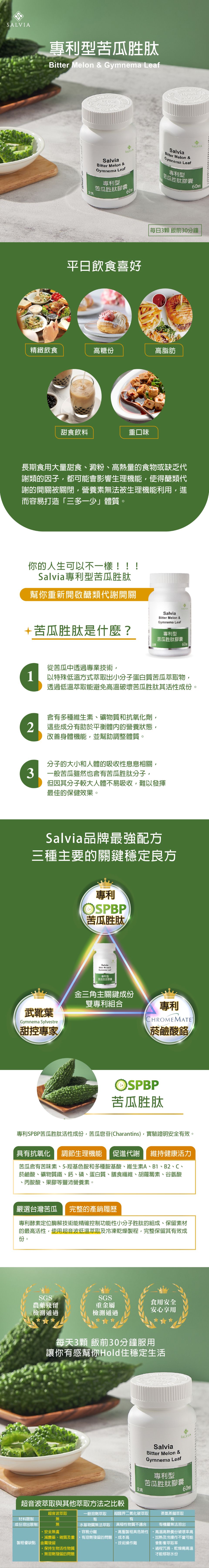 【Salvia】專利苦瓜胜肽(雙專利型)