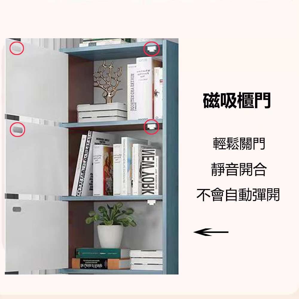 【E家工廠】收納櫃 書櫃 北歐書櫃 書架 木櫃 置物櫃 儲藏櫃 儲物櫃 五層櫃 門櫃 361