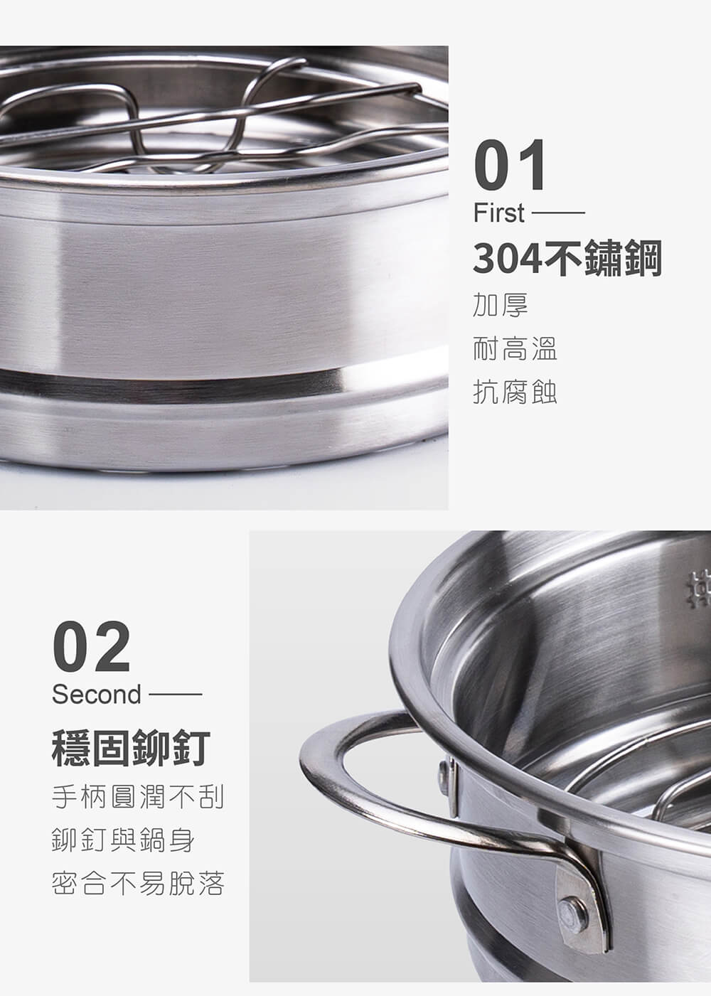 【MOLIJIA 魔力家】1.8L-M28 雙層防燙不沾快煮鍋(BY011028)