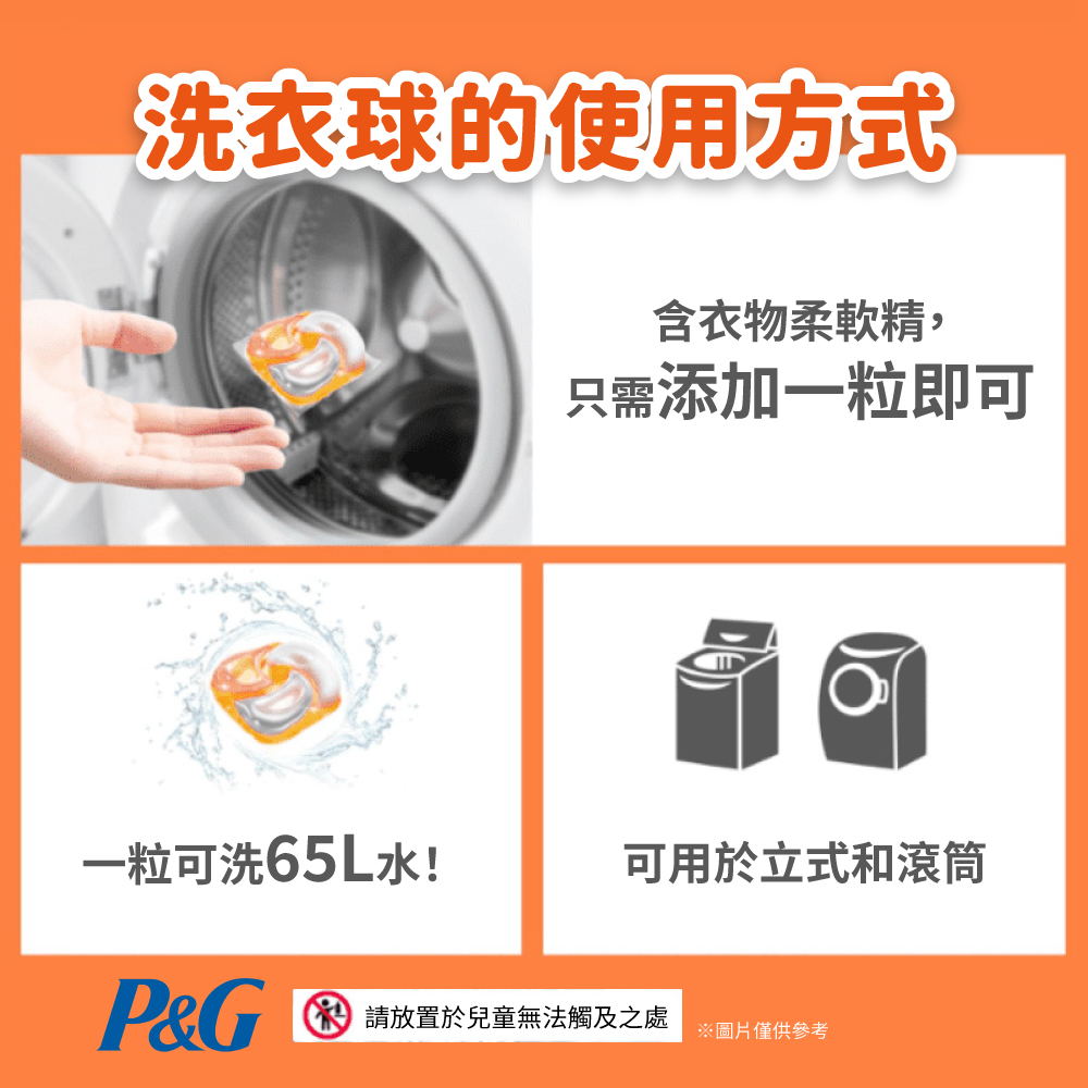 P&G 日本 4D 洗衣球 Ariel 碳酸機能 洗衣凝膠球 補充包 90顆/180顆