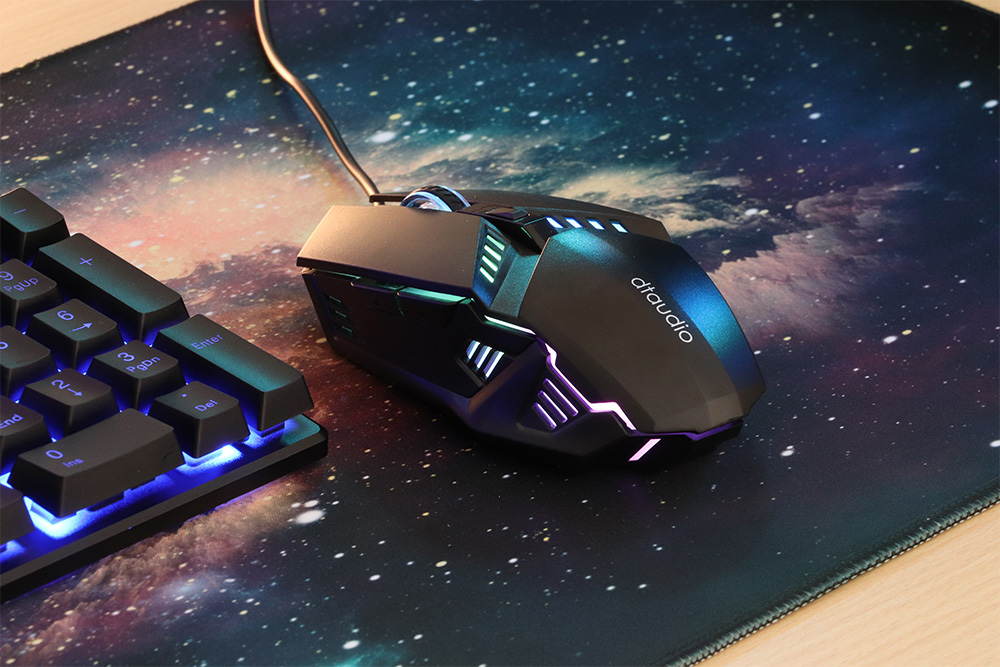 【DTAudio 聆翔】GM200滑鼠｜RGB燈、人體工學