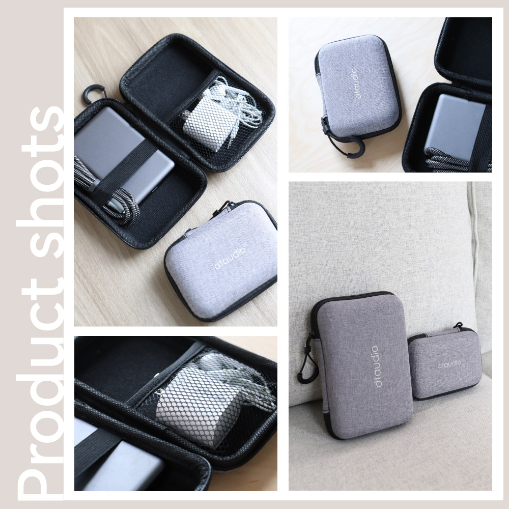 【DTAudio聆翔】3C硬殼收納包｜分層設計、抗震耐摔