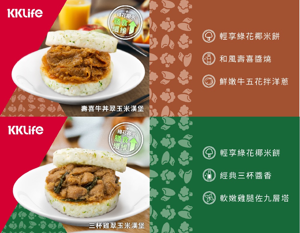 KKLife新．升級翠玉米漢堡任選