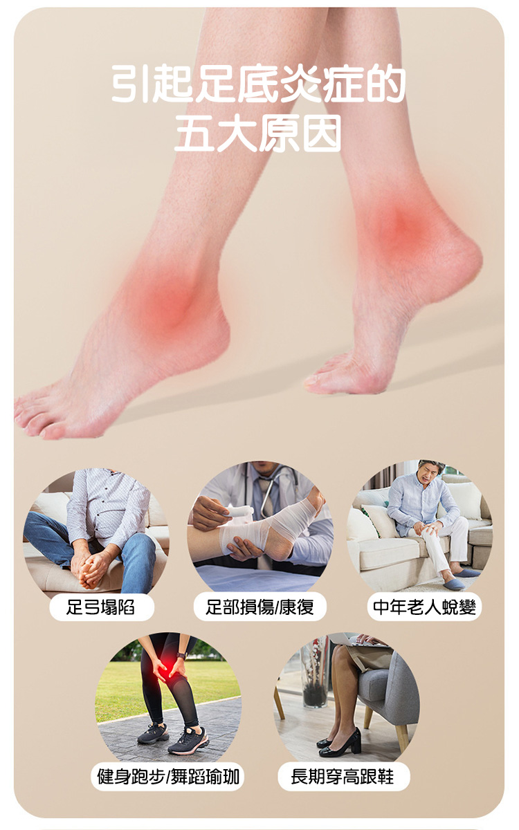 家用訓練手足肩肌肉筋膜按摩滾輪