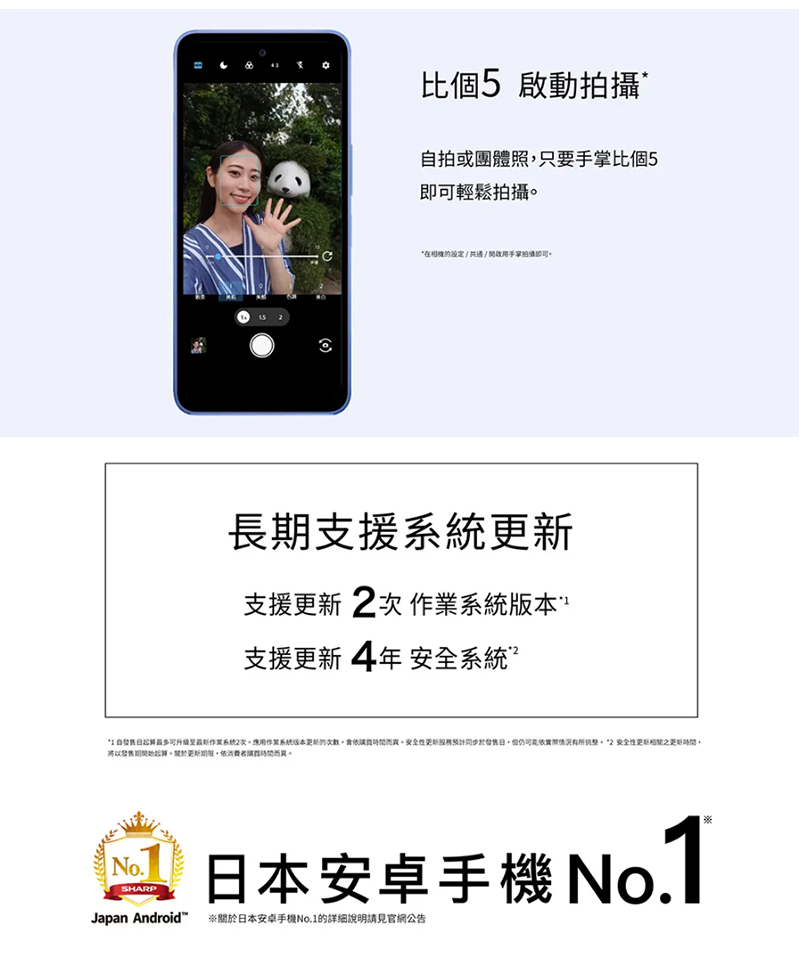 SHARP AQUOS wish5 5G 6.6吋八核智慧手機