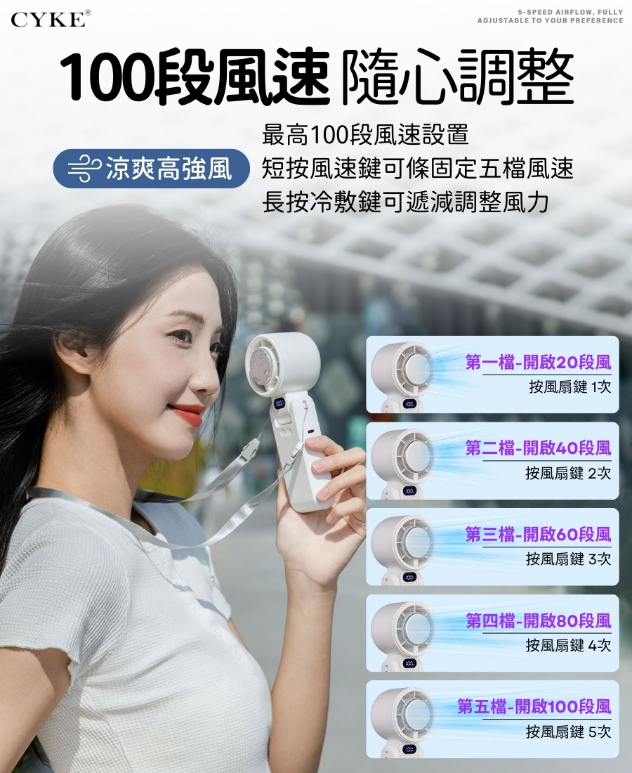 CYKE 半導體製冷 冷敷折疊風扇 100段風力 折疊風扇 製冷風扇 冷敷風扇 手持風扇 迷你風扇 小風扇 風扇